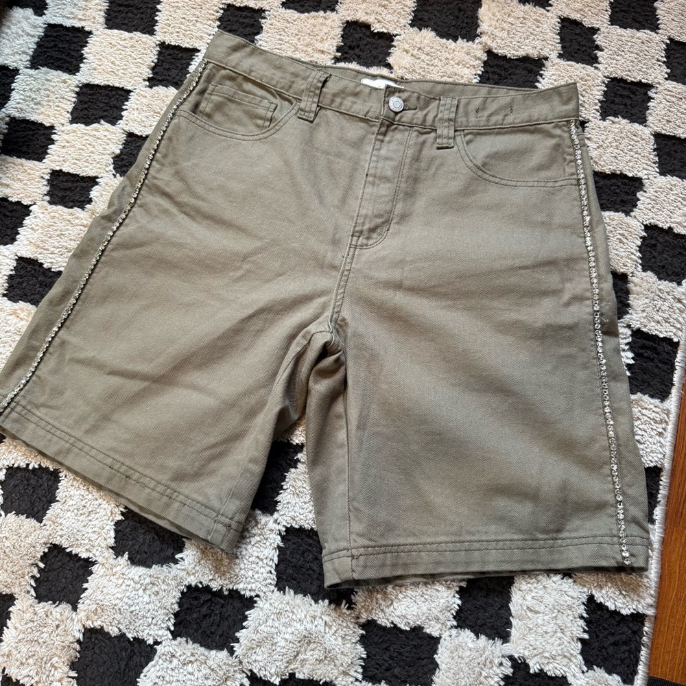 Pacsun Rhinestone Skater Jorts